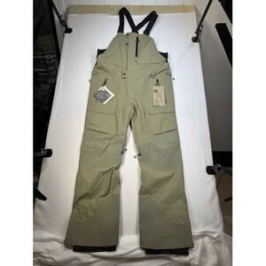 686 Men's Gore-Tex Stretch Dispatch Bib Sage Size Medium NWT (MSRP $499.95)